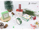 Fita engraçada de Washi do japonês da decoração do Natal de DIY para o pacote da caixa de presente fornecedor