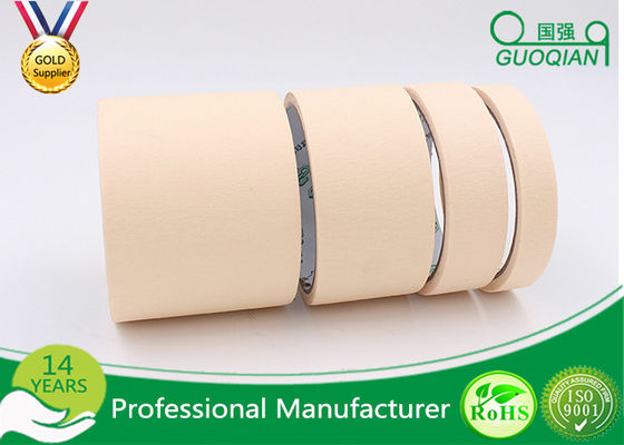 China Fita adesiva de borracha do papel crepom pegajoso do uso geral para a auto pintura do carro, 2" x 60yd fornecedor