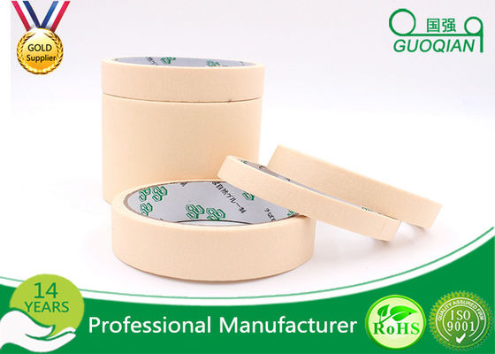Fita adesiva de borracha do papel crepom pegajoso do uso geral para a auto pintura do carro, 2" x 60yd fornecedor