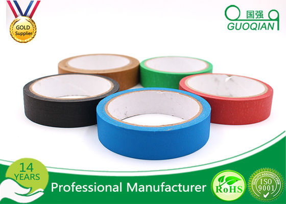 Fita adesiva de borracha do papel crepom pegajoso do uso geral para a auto pintura do carro, 2" x 60yd fornecedor